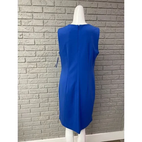Shelby & Palmer Women Asymmetrical Hem Sheath Dress Size 12 - Picture 2 of 9